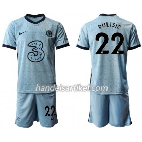 Chelsea Christian Pulisic 22 Kinder Auswärts Trikotsatz 2020/21 Kurzarm (+ Kurze Hosen)